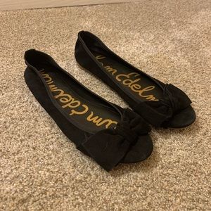 Sam Edelman Black leather Ballet Flats